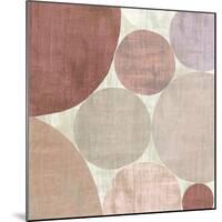 Circulation II v2 Blush-Michael Mullan-Mounted Art Print