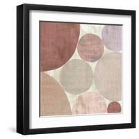 Circulation II v2 Blush-Michael Mullan-Framed Art Print