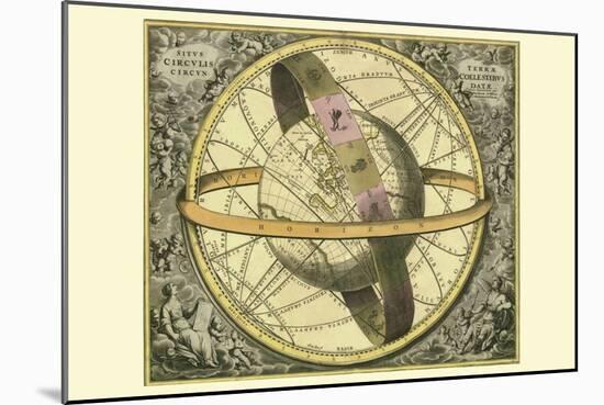 Circulis Coelestibus-Andreas Cellarius-Mounted Art Print