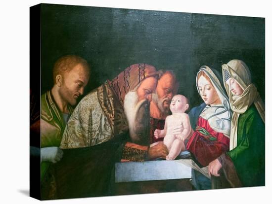 Circumcision, 1500 Circa, Giovanni Bellini (Oil on Panel)-Giovanni Bellini-Stretched Canvas