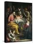 Circumcision of Christ-Claudio Ridolfi-Framed Stretched Canvas