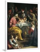 Circumcision of Christ-Claudio Ridolfi-Framed Giclee Print