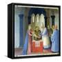 Circumcision of Jesus, Story of the Life of Christ-Fra Angelico-Framed Stretched Canvas