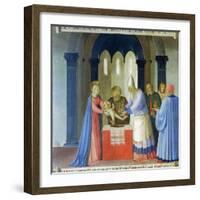 Circumcision of Jesus, Story of the Life of Christ-Fra Angelico-Framed Giclee Print