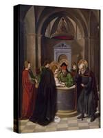 Circumcision of Jesus-Josse Lieferinxe-Stretched Canvas