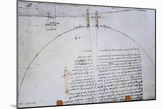 Circumference of the Earth-null-Mounted Giclee Print