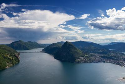 Panorama of Lake Lugano