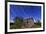 Circumpolar Star Trails Above an Old Farmhouse in Alberta, Canada-null-Framed Photographic Print