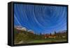 Circumpolar Star Trails over Banff National Park, Alberta, Canada-null-Framed Stretched Canvas