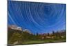 Circumpolar Star Trails over Banff National Park, Alberta, Canada-null-Mounted Photographic Print