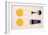 Circumstances for Solar and Lunar Eclipse-Science Source-Framed Giclee Print