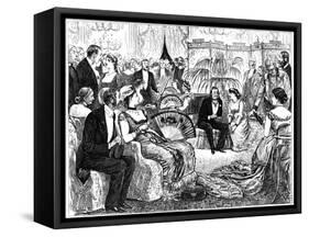 Circumstantial Evidence, 1879-George Du Maurier-Framed Stretched Canvas