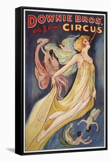 Circus 002-Vintage Lavoie-Framed Stretched Canvas