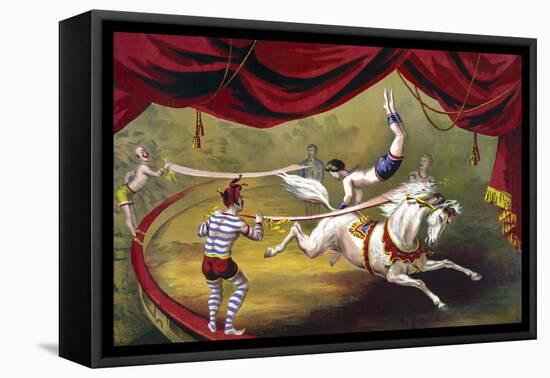 Circus 013-Vintage Lavoie-Framed Stretched Canvas
