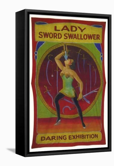Circus 021-Vintage Lavoie-Framed Stretched Canvas
