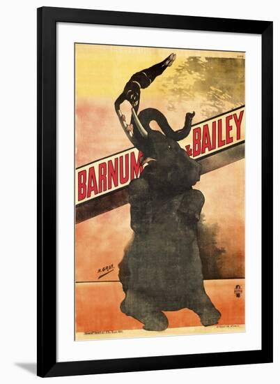 Circus 1902-Vintage Lavoie-Framed Giclee Print