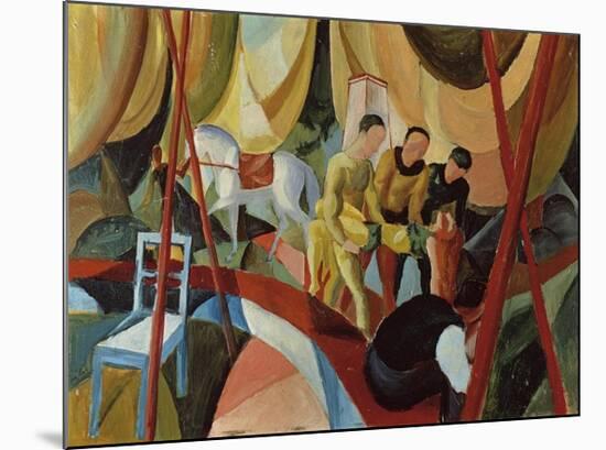 Circus 1913-Auguste Macke-Mounted Giclee Print