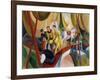 Circus. 1913-August Macke-Framed Giclee Print