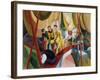 Circus. 1913-August Macke-Framed Giclee Print