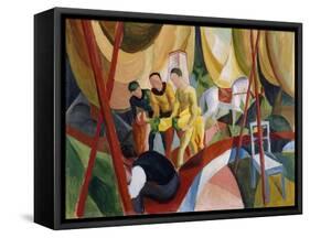 Circus. 1913-August Macke-Framed Stretched Canvas