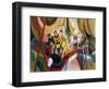 Circus, 1913-August Macke-Framed Giclee Print