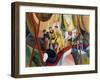 Circus, 1913-August Macke-Framed Giclee Print