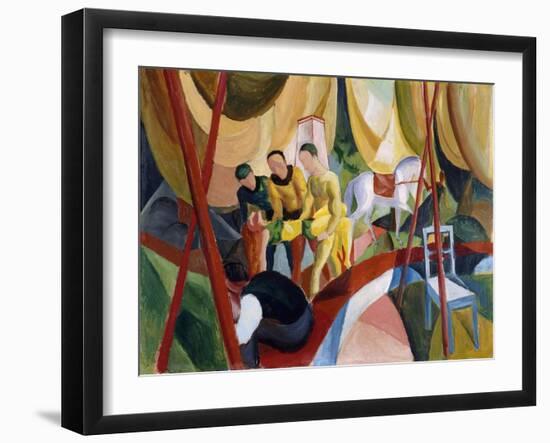 Circus, 1913-August Macke-Framed Giclee Print