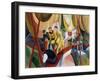 Circus, 1913-August Macke-Framed Giclee Print