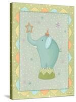 Circus 2 Elephant-Viv Eisner-Stretched Canvas