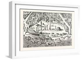 Circus and Hippodrome of Christian Constantinople. (From an in the Imperium Orientale.) Istanbul-null-Framed Giclee Print
