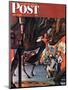 "Circus Artist" Saturday Evening Post Cover, May 3,1947-Norman Rockwell-Mounted Giclee Print