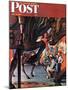 "Circus Artist" Saturday Evening Post Cover, May 3,1947-Norman Rockwell-Mounted Giclee Print