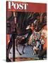 "Circus Artist" Saturday Evening Post Cover, May 3,1947-Norman Rockwell-Stretched Canvas