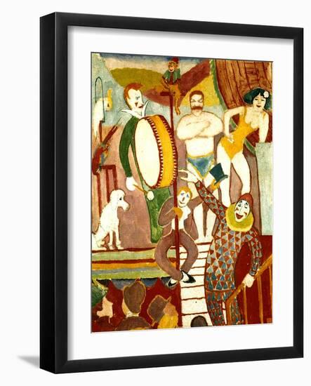 Circus Artists, 1911-Auguste Macke-Framed Giclee Print