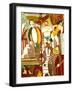 Circus Artists, 1911-Auguste Macke-Framed Giclee Print