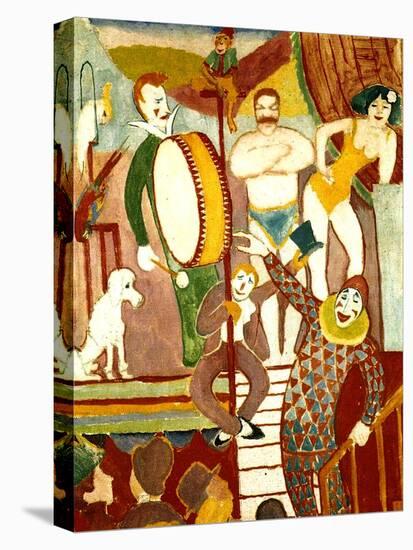 Circus Artists, 1911-Auguste Macke-Stretched Canvas