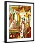 Circus Artists, 1911-Auguste Macke-Framed Giclee Print