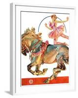 "Circus Bareback Rider,"May 14, 1932-Joseph Christian Leyendecker-Framed Giclee Print