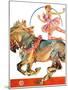 "Circus Bareback Rider,"May 14, 1932-Joseph Christian Leyendecker-Mounted Giclee Print