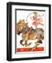 "Circus Bareback Rider,"May 14, 1932-Joseph Christian Leyendecker-Framed Giclee Print