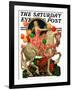 "Circus Bareback Rider," Saturday Evening Post Cover, April 25, 1931-Elbert Mcgran Jackson-Framed Giclee Print