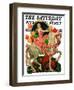 "Circus Bareback Rider," Saturday Evening Post Cover, April 25, 1931-Elbert Mcgran Jackson-Framed Giclee Print