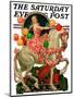 "Circus Bareback Rider," Saturday Evening Post Cover, April 25, 1931-Elbert Mcgran Jackson-Mounted Giclee Print