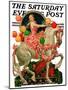 "Circus Bareback Rider," Saturday Evening Post Cover, April 25, 1931-Elbert Mcgran Jackson-Mounted Premium Giclee Print