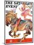 "Circus Bareback Rider," Saturday Evening Post Cover, May 14, 1932-Joseph Christian Leyendecker-Mounted Giclee Print