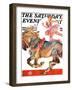 "Circus Bareback Rider," Saturday Evening Post Cover, May 14, 1932-Joseph Christian Leyendecker-Framed Giclee Print