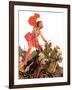 "Circus Bareback Riders,"April 6, 1935-Maurice Bower-Framed Giclee Print