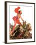"Circus Bareback Riders,"April 6, 1935-Maurice Bower-Framed Giclee Print