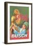 Circus Busch-null-Framed Art Print