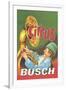 Circus Busch-null-Framed Art Print